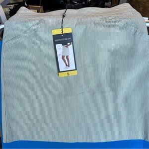 Mario Serrani Green Pinstripe Skort Size Small NWT